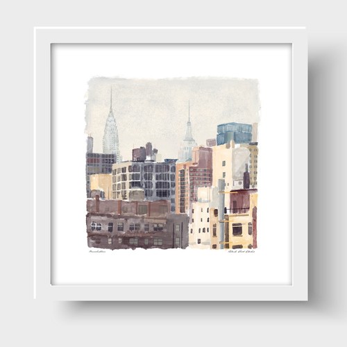 Kunstdruck manhattan new york - manhattan,,