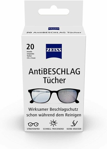 Zeiss antibeschlag tücher - antibeschlag,