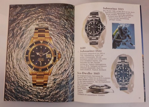 Rolex katalog 70er jahre - rolex,