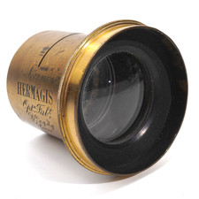Hermagis Paris Grossformat Objektiv Messing Objektiv Plattenkamera #2984 R13