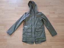 Regenjacke, khaki, Gr. 152, Kapuze, Jacke, Pocopiano