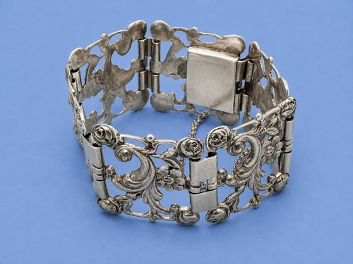 Jugendstil armband silber 800 - armband,
