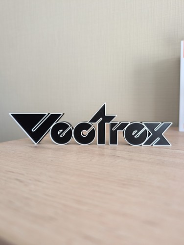 Vectrex logo schild - vectrex, 3d