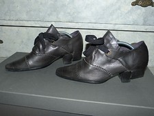 mis SCHWARZE LEDERSCHUHE