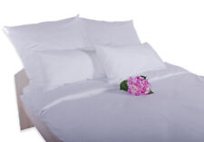 Hotelbettwäsche Bettwäsche Damast Bettgarnitur Weiß Streifen Hotelverschluss