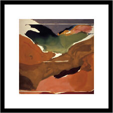 Helen Frankenthaler Poster Kunstdruck im Rahmen Nature abhors a vacuum 50x50cm