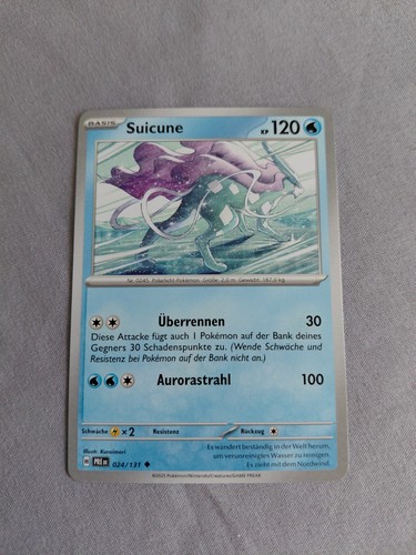 Pokémon karte suicune - karte,