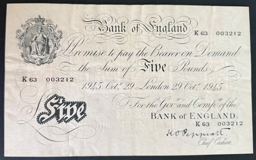 Bank england white - *gb*, of