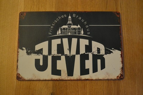 Jever bier blechschild retro - bier,