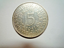 Münzen 5 DM 1951  D