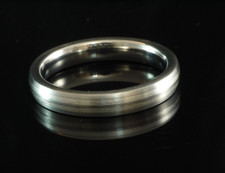 Ring Edelstahl Silber  Marke