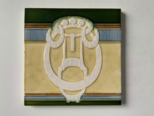 Originale Jugendstil-Fliese