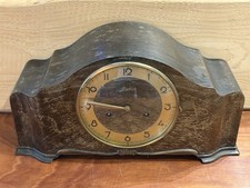 Kaminuhr aus Holz Antik Hans