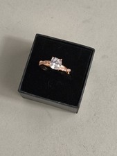 Rosévergoldeter Ring Größe