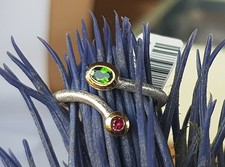 Schmuck stck ring silber grün - ring,