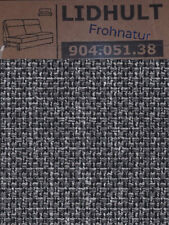 Ikea LIDHULT Bezug 2er Bettsofa Lejde grau schwarz 904.051.38 Wechselbezug NEU