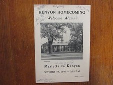 1946  Kenyon College Football