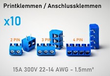 Printklemmen 2,3,4 PIN