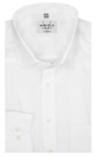 MARVELiS Hemd Weiß Bügelfrei