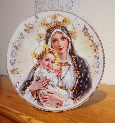 Blechschild jungfrau maria - maria,
