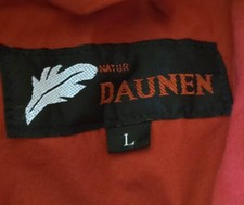 NATUR DAUNEN, Daunenweste, , Größe: L,  Rot , viele Taschen