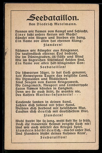 Gedicht seebataillon von - ak,