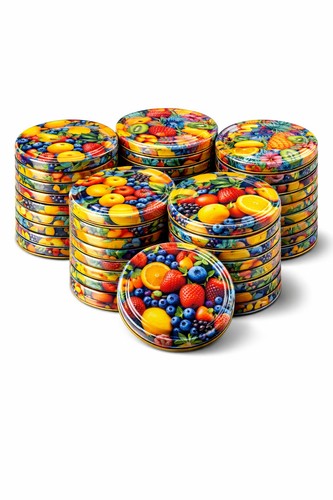 Twist off deckel bunt mit - bunt,