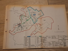 Feldbesitzkarten  des EBV - hier Bereich Aachen - Steinkohle