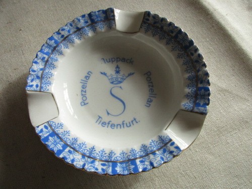 Porzellan aschenbecher tuppack - porzellan,