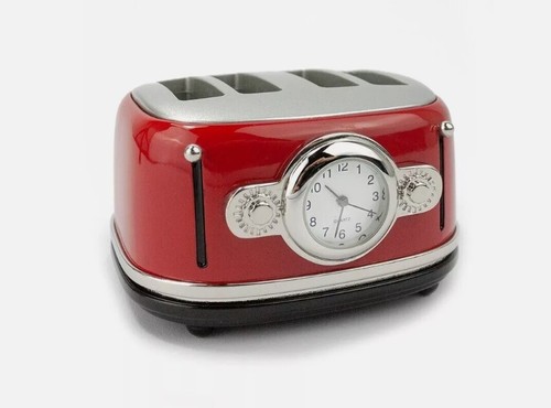 Tischuhr toaster rot - rot,