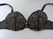 MAISON LEJABY Mandana BH schwarz Push-up Dessous neu 15431