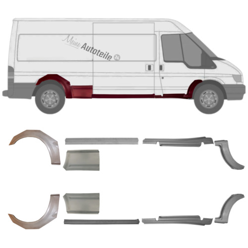 Reparaturblech satz teile - satz,