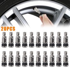 20X Auto Metallventile Silber