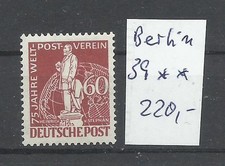 Berlin  Nr. 39  (Stephan 60 Pf)  postfrisch, einwandfrei