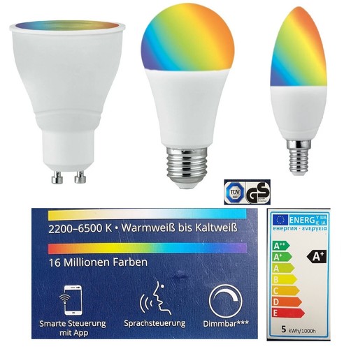 Smart leuchtmittel rgb dimmbar - smart,