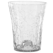 Schlanker Glasblumentopf für