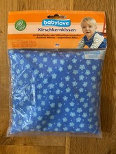 Kirschkernkissen, babylove, ca. 19 x 20 cm, blau