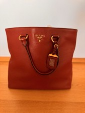 PRADA Leder Shopper Tote Bag