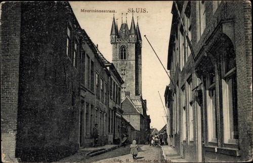 Sluis zeeland niederlande - ak,