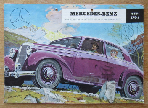 Oldtimer werbung prospekt - prospekt, /