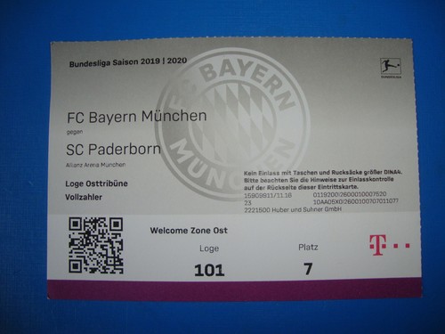 Ticket fc bayern - ticket,