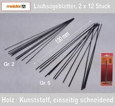 Laubsägeblätter, Sägeblatt, für Holz, Kunststoff, 2 x 12 St. 130mm, Gr. 2+5