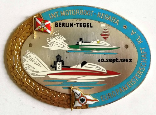 Plakette int motorboot - plakette,