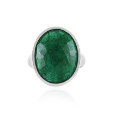 Smaragdgrüner Beryll Sterling