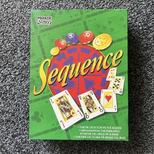 Sequenz brettspiel von parker - sequenz,