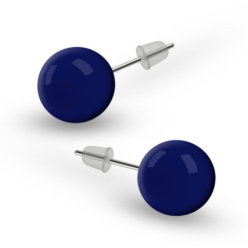 Kleine runde kugel ohrstecker - runde,