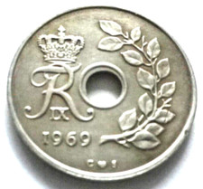 Danmark, 25 Öre, 1969