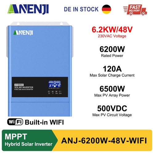 Anenji 6200w 48v solar - anenji,