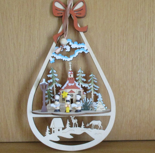 Fensterbild farbig seiffener - farbig,