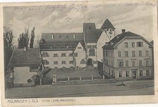 1914,Mülhausen,Mulhouse,Gasthof,Schule,Grand Est,Frankreich,Alsace,Dornach,Elsaß